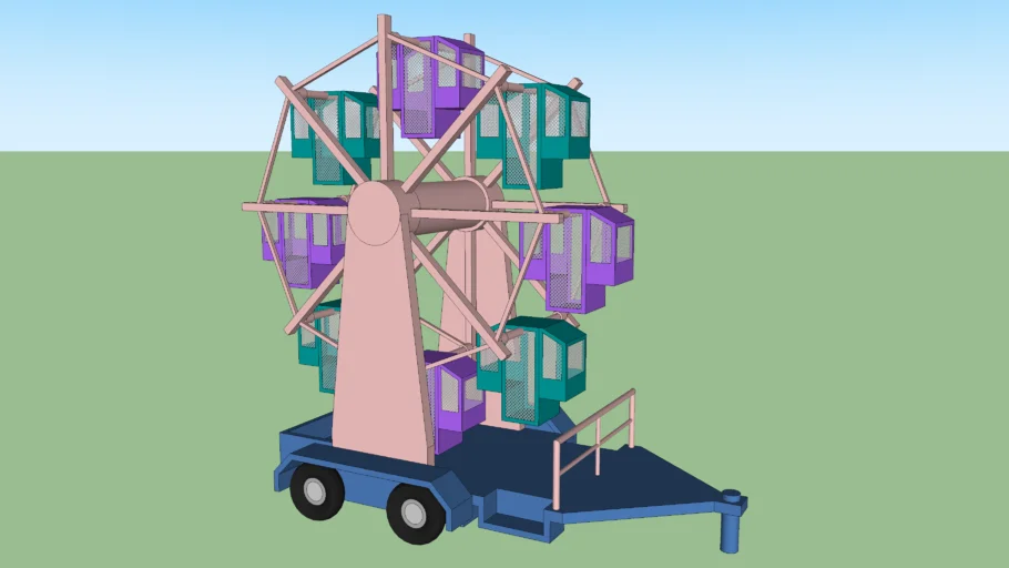 Carnival Ride....Kiddie Ferris Wheel | 3D Warehouse