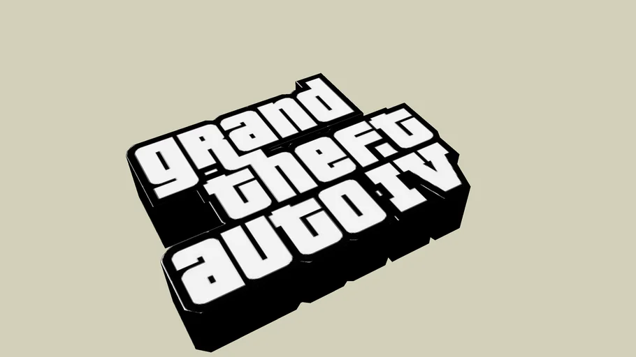 Grand Theft Auto IV (3D Symbol) | 3D Warehouse