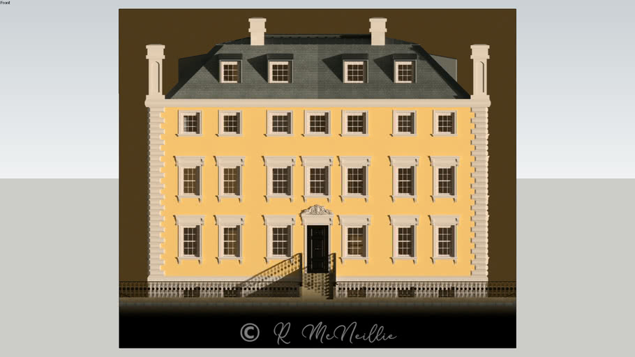Blair Drummond House William Adam 3D Warehouse