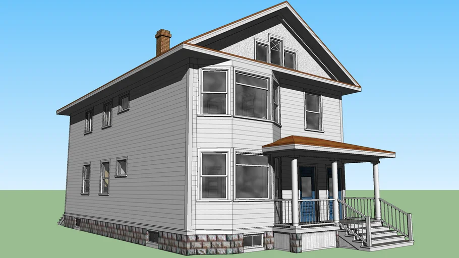 Two Family Flat 3D Warehouse