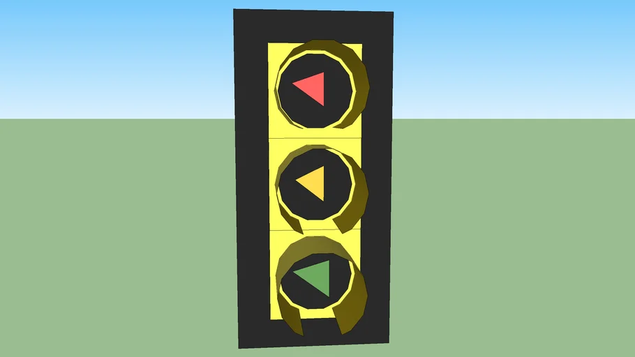 Left Turn Stoplight 3D Warehouse
