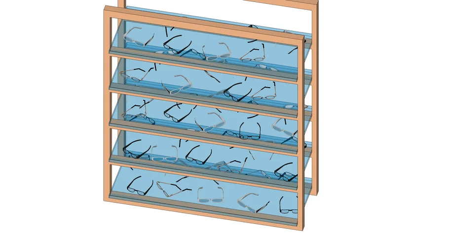 Display Case for Optometrist Office 3D Warehouse