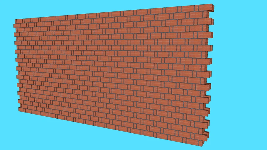 Wall of bricks | 3D Warehouse