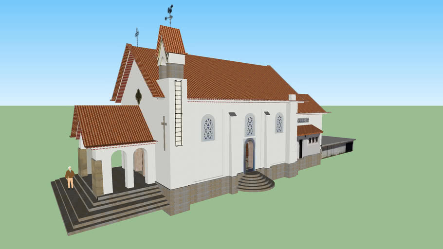 Modelo 3D da Capela Santuário da Ortiga