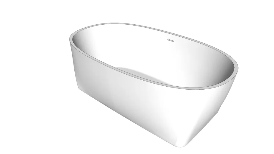 Chilko 64 Freestanding Bathtub 3D Warehouse