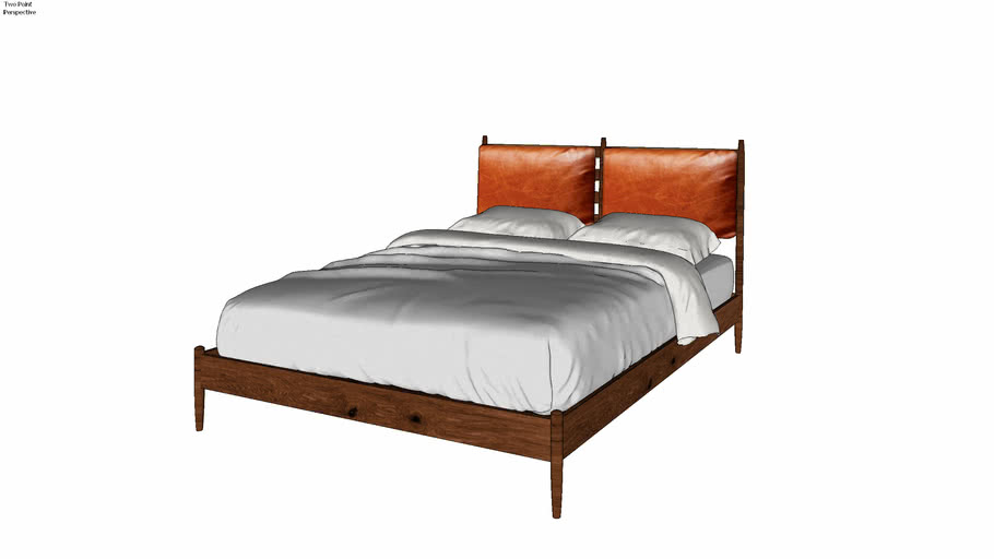 WEST ELM ARNE BED 3D Warehouse