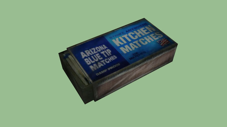 Postal 2 Arizona Blue Tip Matches 3D Warehouse