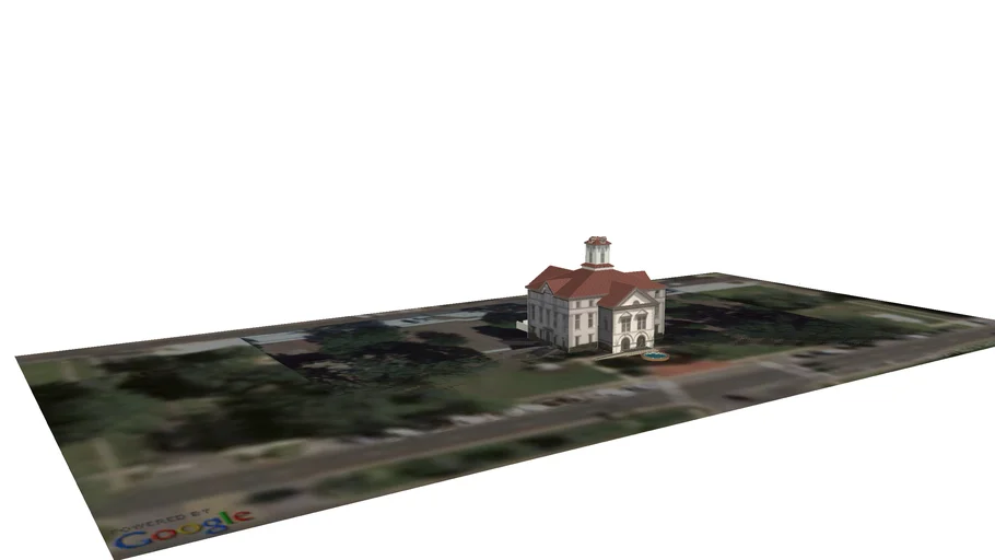 Brooks County Courthouse Quitman, GA 3D Warehouse