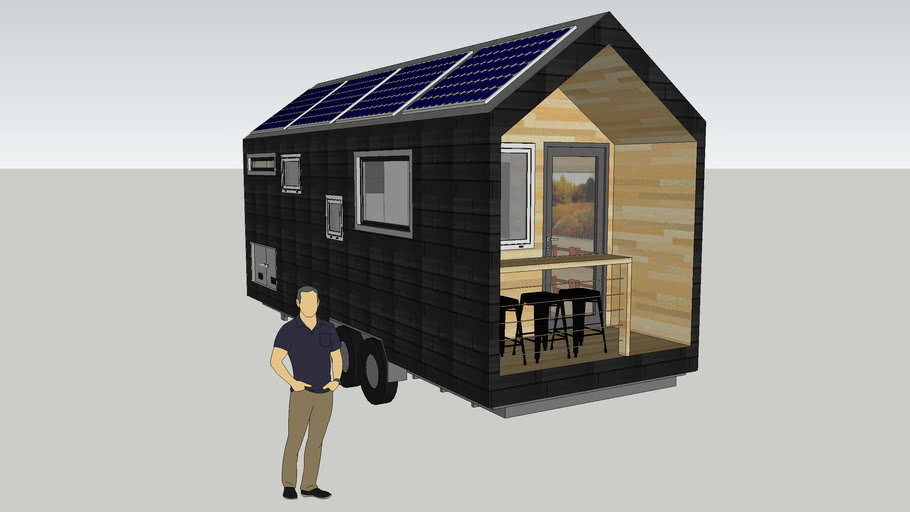 Large Single Floor Tiny House | 3D Warehouse