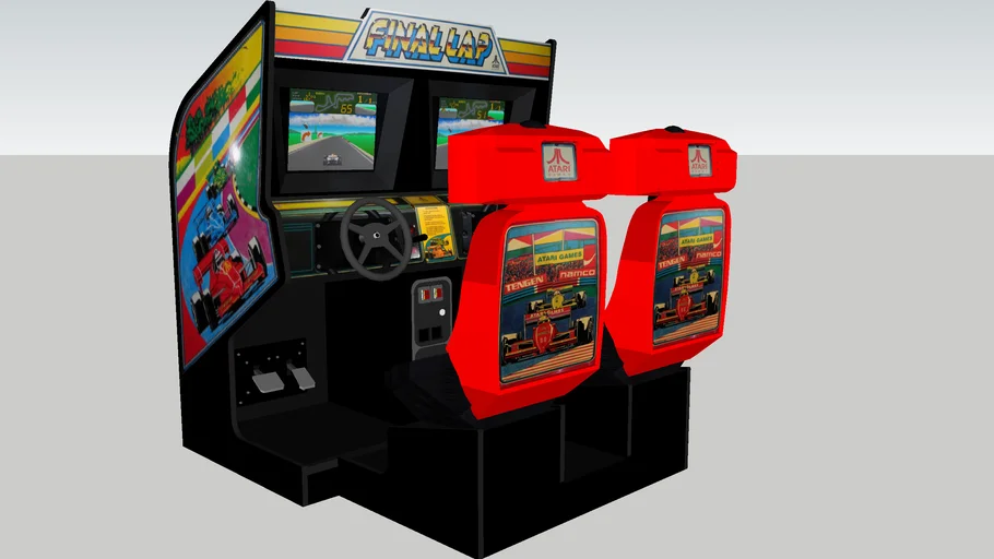 Final Lap arcade game - - 3D Warehouse