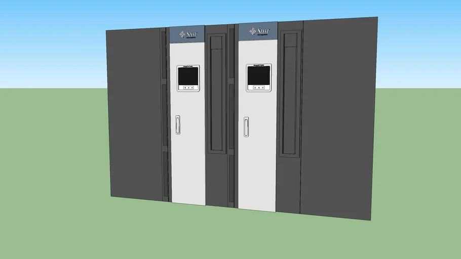 Sun Microsystems StorageTek SL3000 Modular library system | 3D Warehouse