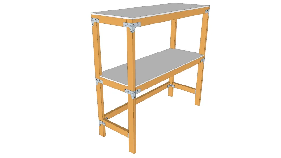 OverCar Garage Shelving 3D Warehouse