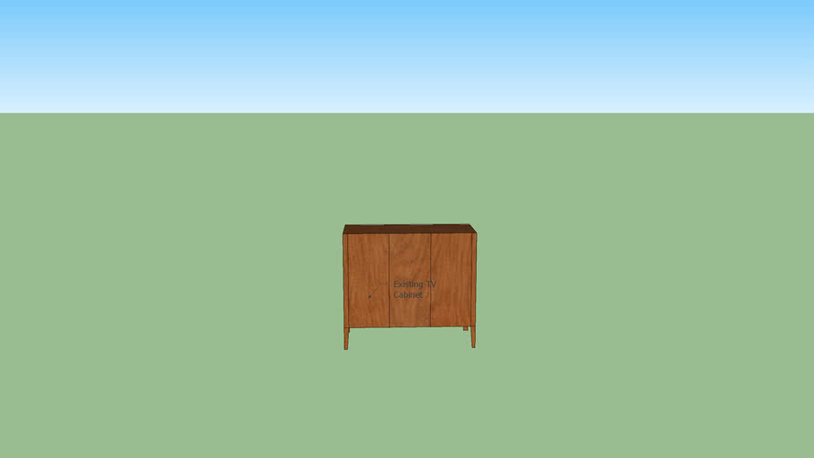 Old Tv Cabinet 3d Warehouse