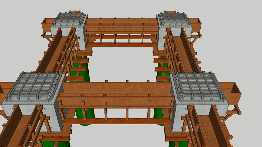 Bekisting struktur jembatan