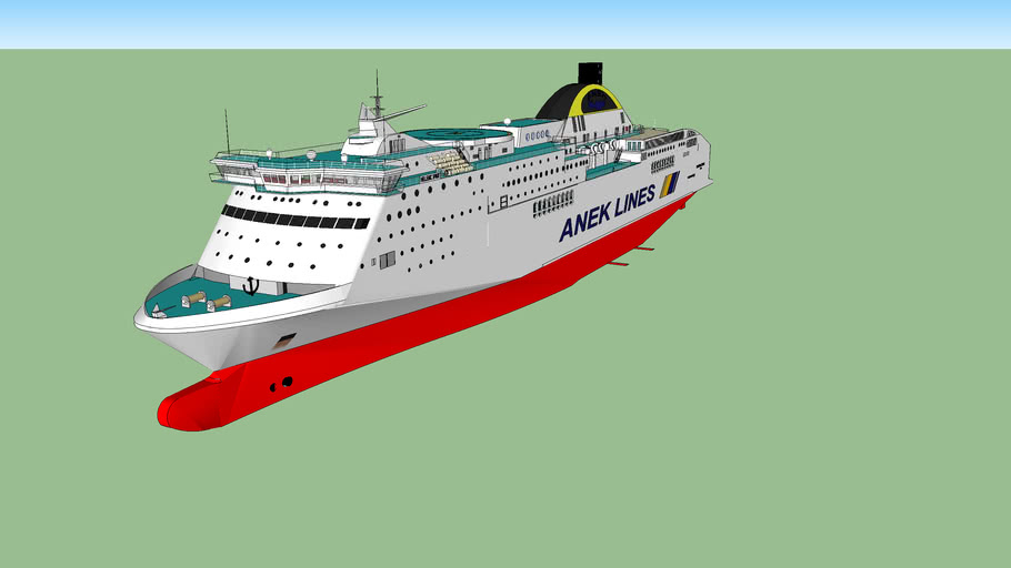 Hellenic Spirit (Anek Lines) 3D Warehouse