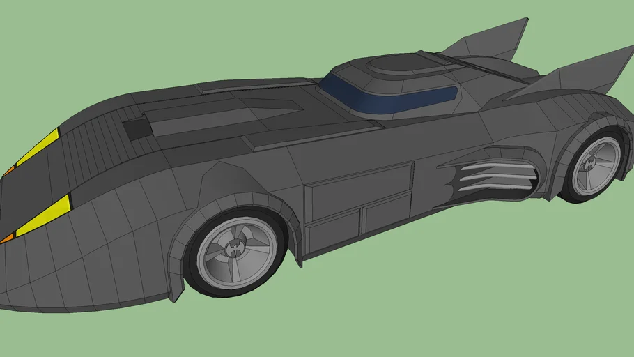 NEW! BATMOBILE! with ANIMATED GADGETS!!!! | 3D Warehouse