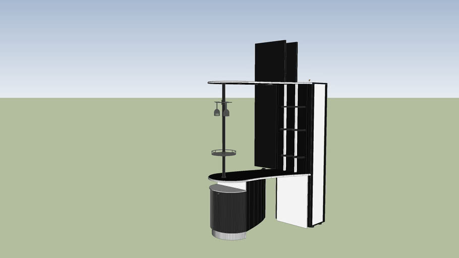 bar rack 3D Warehouse
