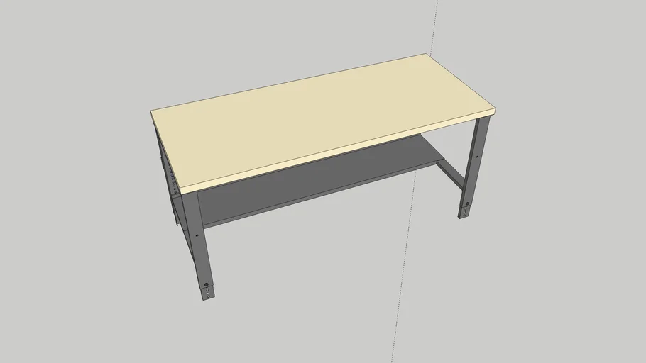 Packing Table 72x30' 3D Warehouse