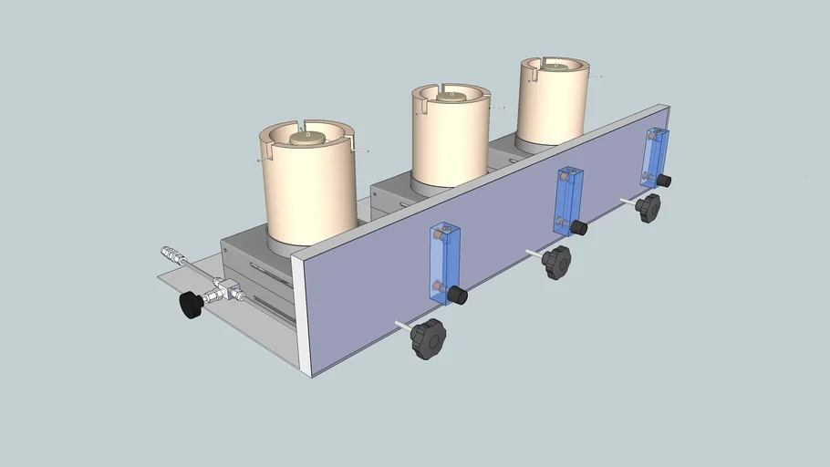 Crucible Swelling Index Burners 3D Warehouse