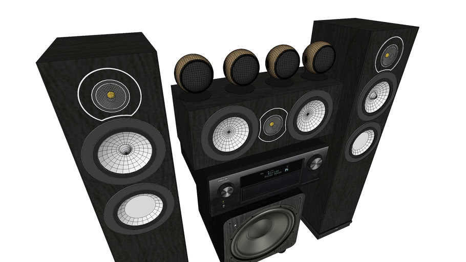 Home Theatre Components 3D Warehouse