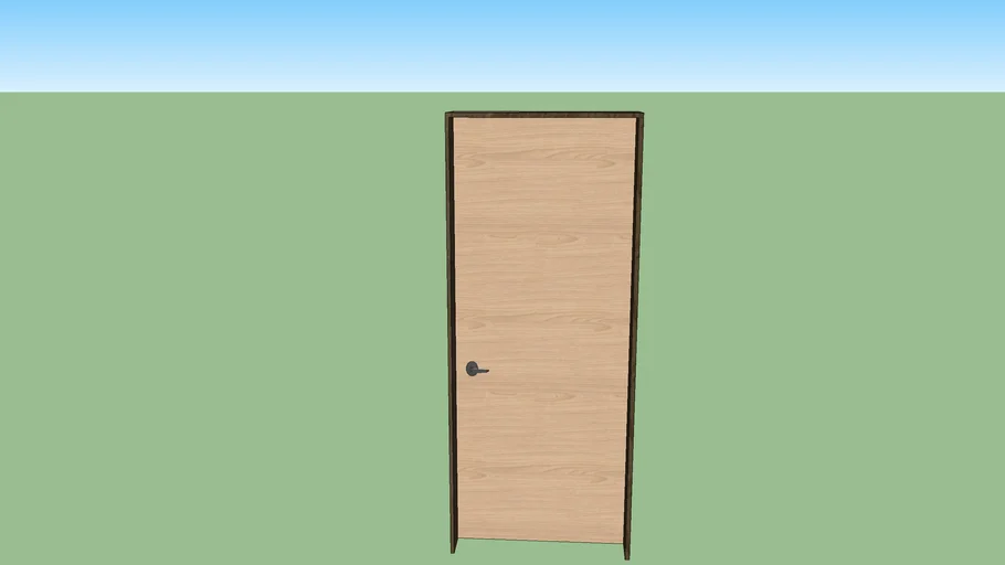 Wooden door