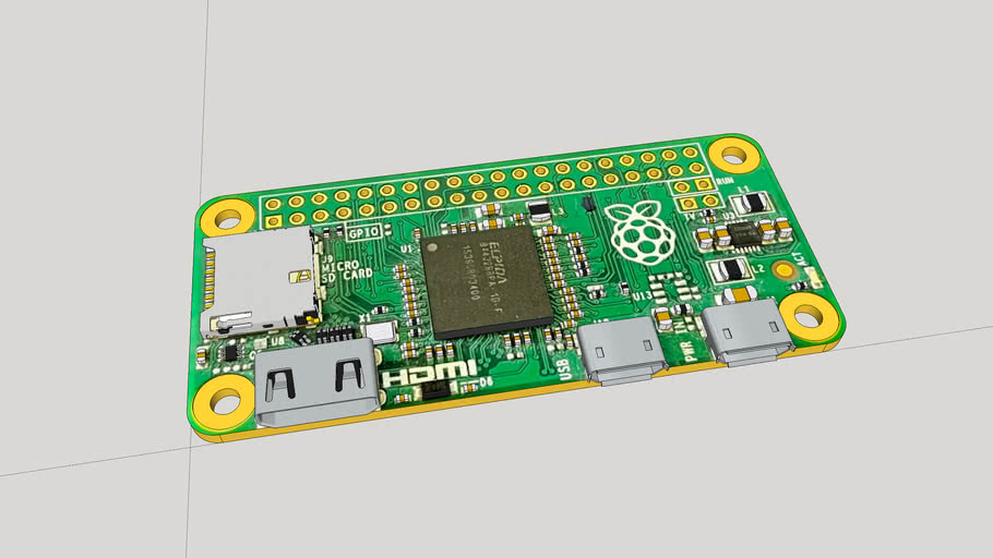 Razberry PI Zero | 3D Warehouse