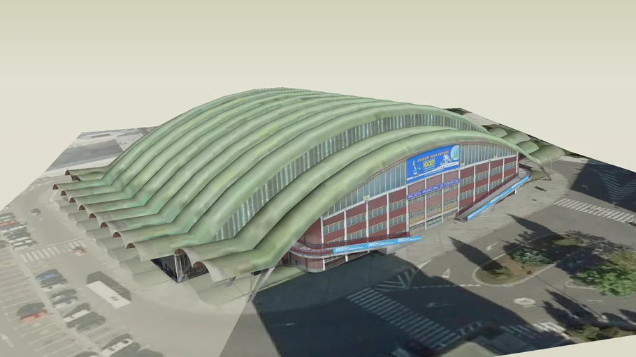 Palacio municipal de los deportes de Oviedo 3D Warehouse