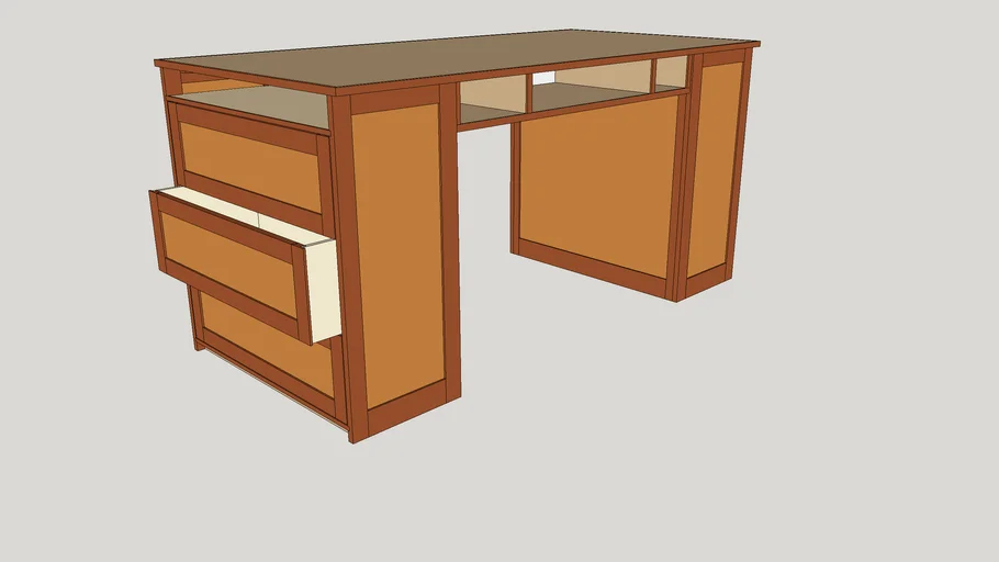 Cutting Table w/Fabric Storage | 3D Warehouse