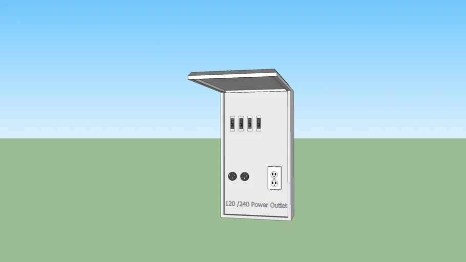 RV Power Outlet 3D Warehouse