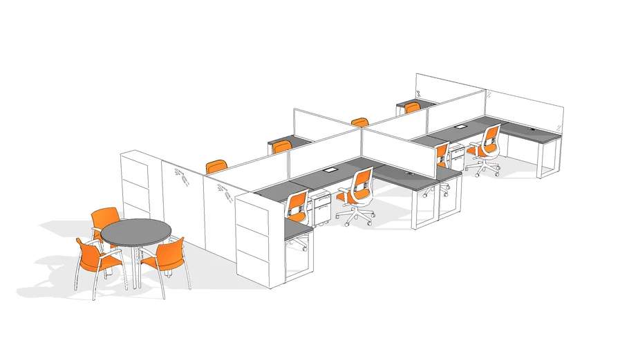 Expansion Desking Enclosed01 3d Warehouse vrogue.co