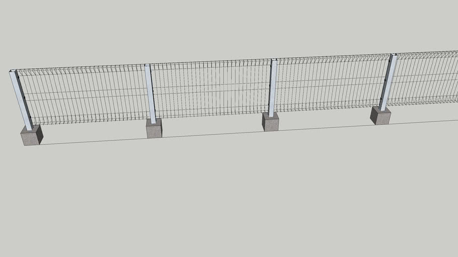 BRC fence 120x240 3D Warehouse