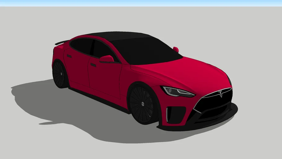Tesla Model S 2017 3D Warehouse