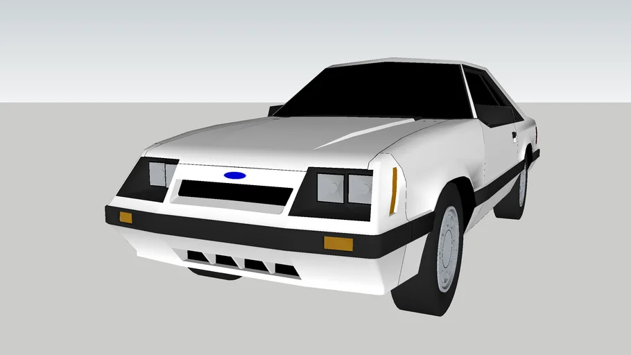 1985 Ford Mustang LX Coupe | 3D Warehouse