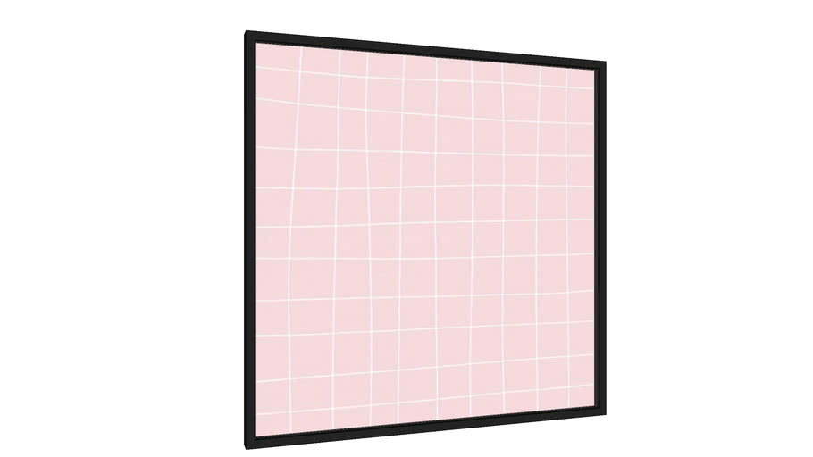 Quadro Grid Rosa - Galeria9, por Rachel Moya