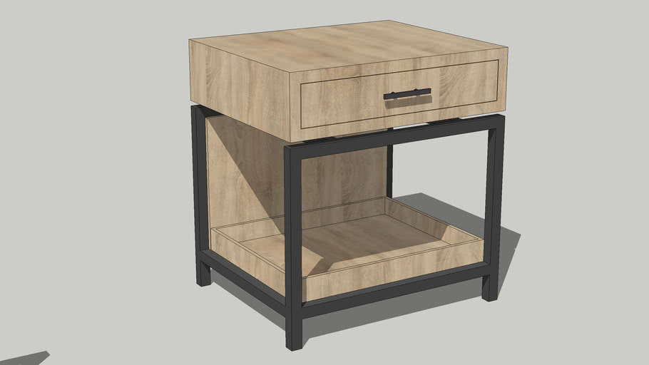 bedside table Nightstand 3D Warehouse