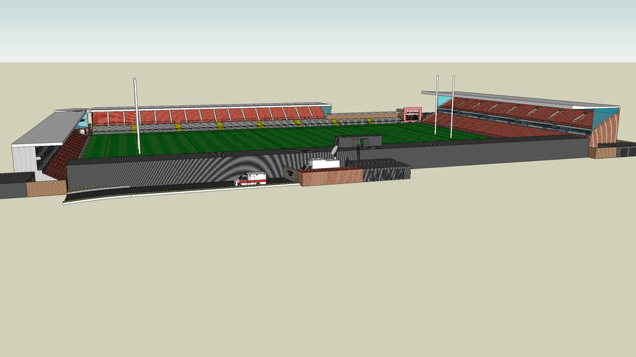 Classic Rugby Stadium | 3D Warehouse