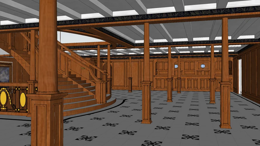 TITANIC DECK-BY-DECK C-DECK SECTION1 | 3D Warehouse