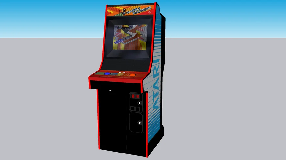 Marble Madness arcade game 3D Warehouse