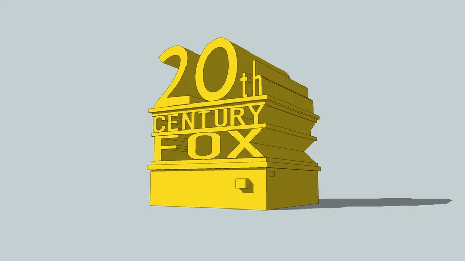 20th century fox history (made in sketchup) 