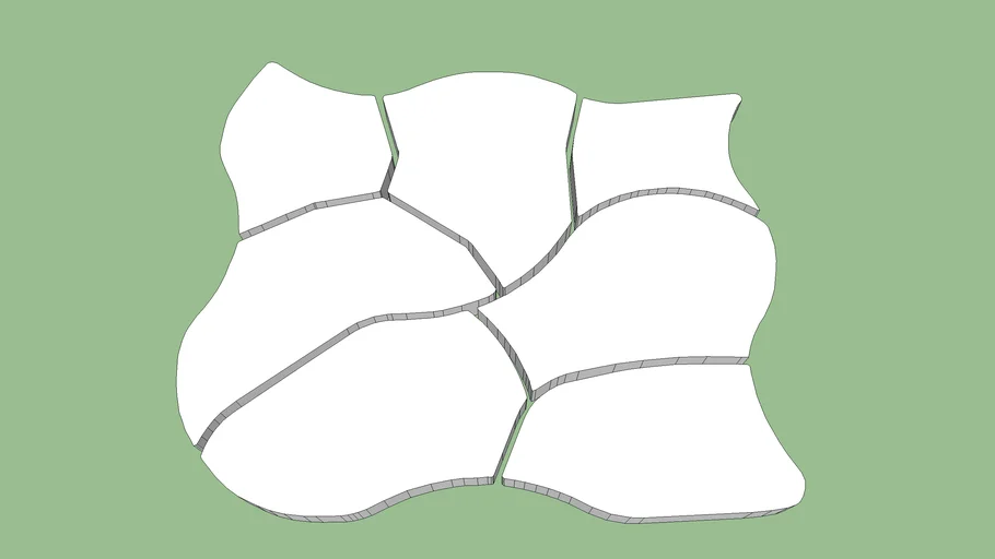 Pathmate Cobblestone Concrete Mold 3D Warehouse