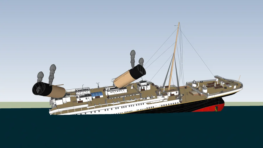 Titanic 2012 Sinking Sinking Theory Part 10 | 3D Warehouse