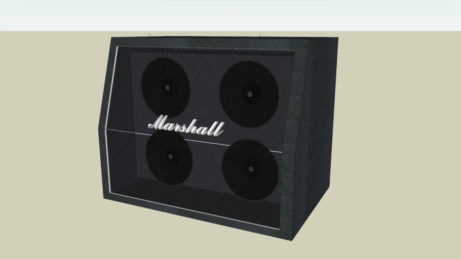 Marshall half stack cabinet