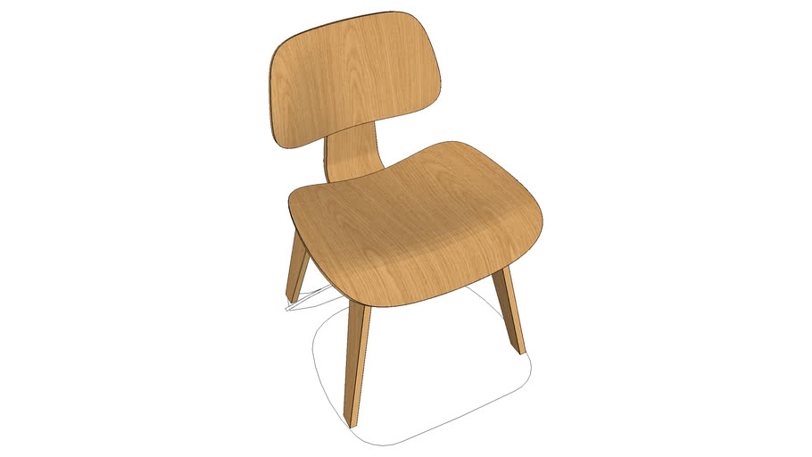 plywood chair 3D Warehouse