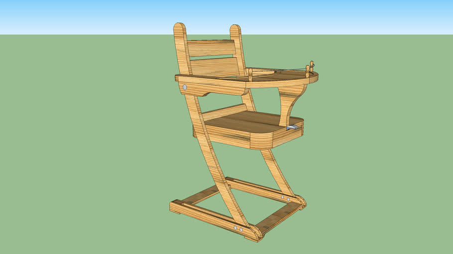 Ahşap Mama Sandalyesi(Wood Highchairs)