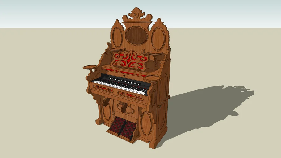 Antique Reed Organ | 3D Warehouse