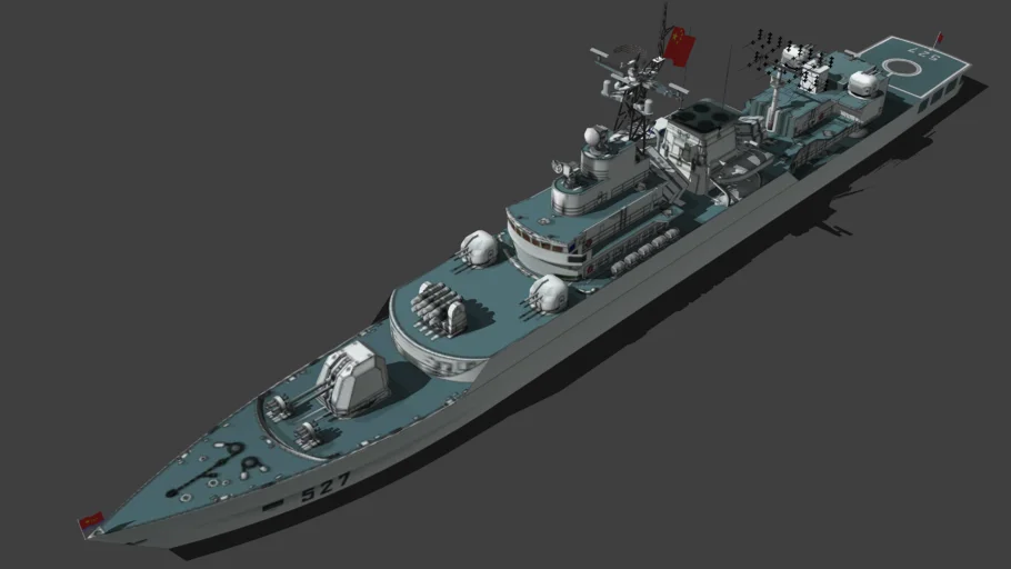 527庐山号导弹护卫舰PLA Jiangwei-class missile frigates 527 Lushan Hao