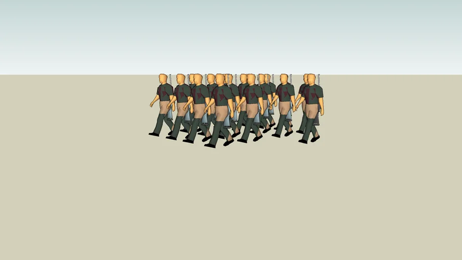 A typical march 3D Warehouse