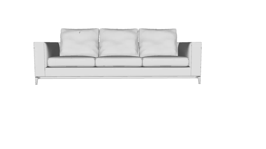 Minotti Andersen 247 cm | 3D Warehouse