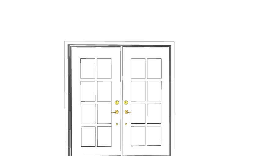 French Doors 3D Warehouse