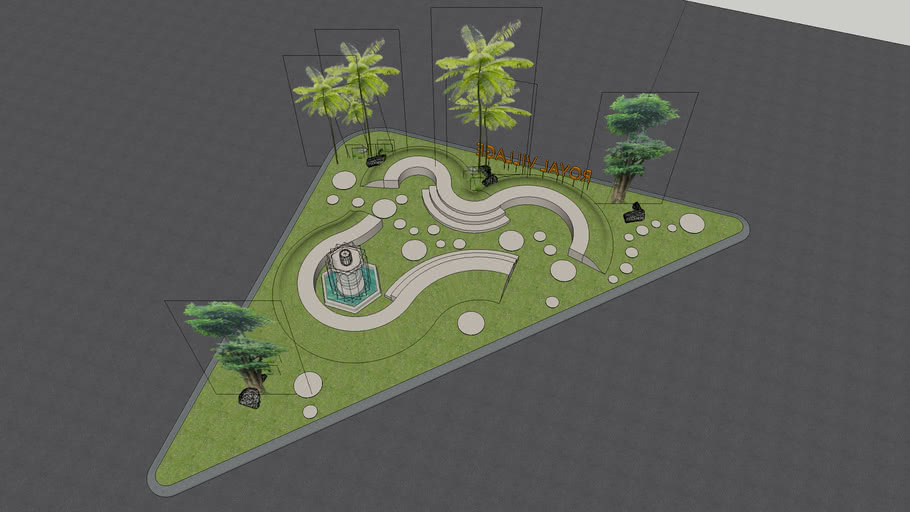 Taman umum perumahan | 3D Warehouse